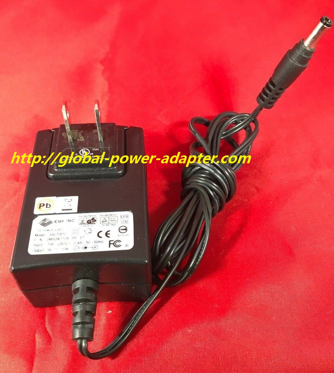 100% Brand NEW CUI INC SA070810 DMS090110X-P5-ET 9V 10W AC Adapter Free Shipping!